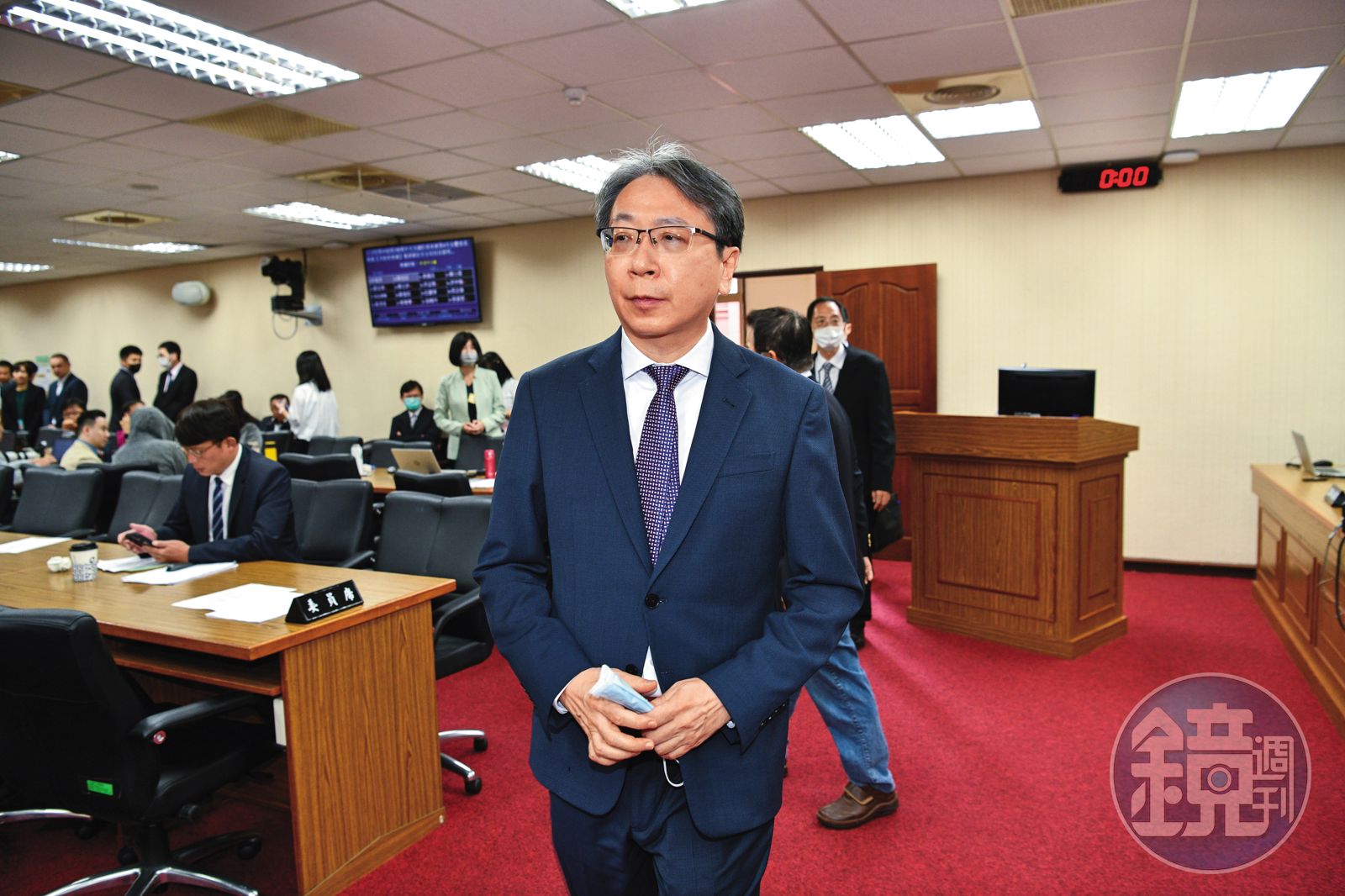 投訴人呼籲國安局長蔡明彥(圖)徹查,不應縱容性騷擾慣犯。
